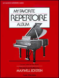 My Favorite Repertoire Album piano sheet music cover